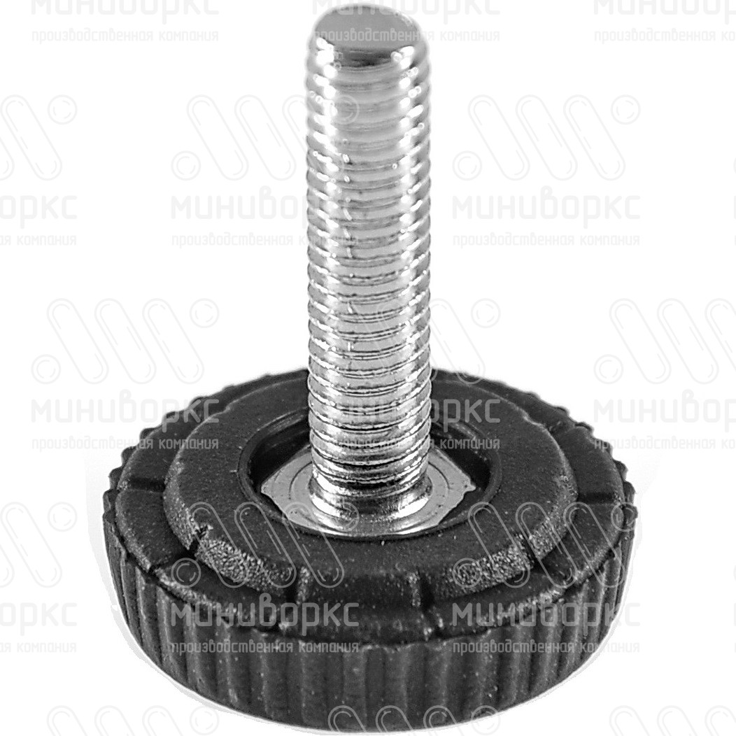 Опора резьбовая  m6x25 25 – 25М6-25ЧС | картинка 1