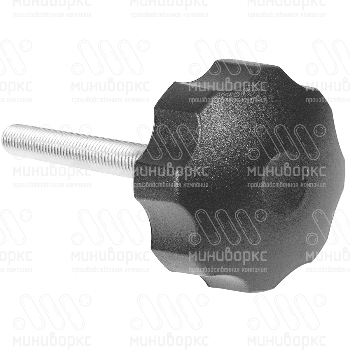 Фиксатор пластиковый с рукояткой m8x105 60 – Ф60М8-105ЧН | картинка 3