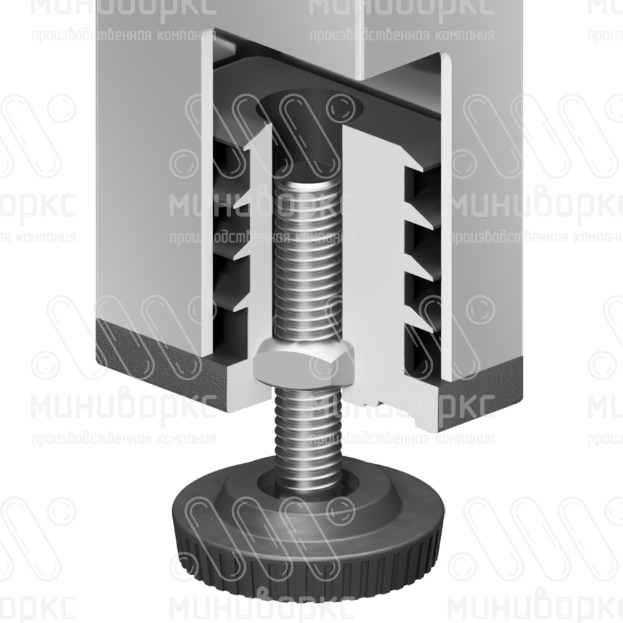 Заглушки для прямоугольной трубы 40x20 – 20-40М8НЧС | картинка 4