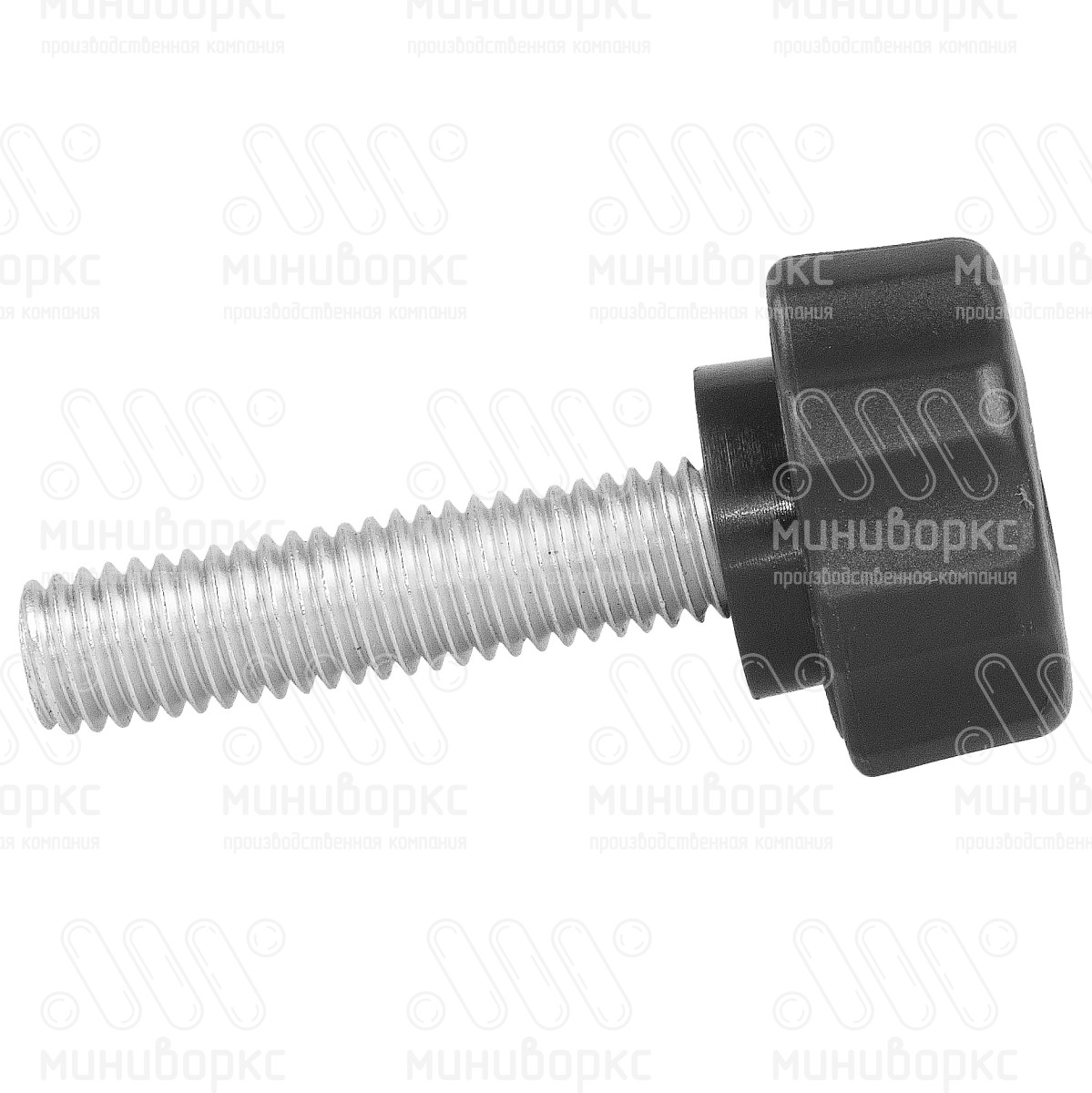 Фиксатор пластиковый с рукояткой m8x30 25 – Ф25М8-30ЧС | картинка 2