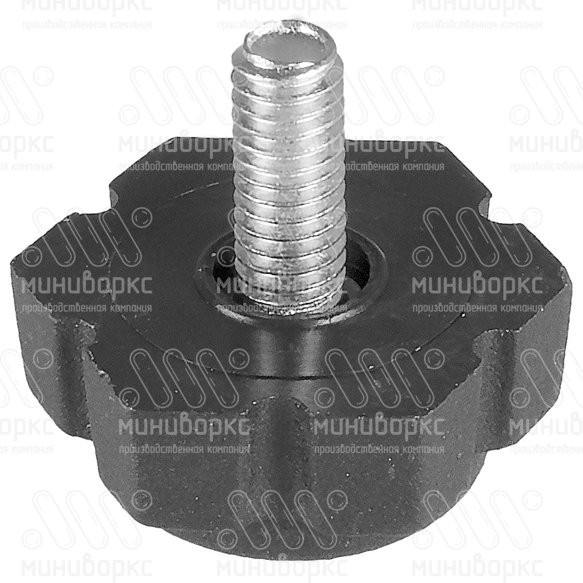 Опора резьбовая  m4x8 19 – 19М4-8ЧС | картинка 1