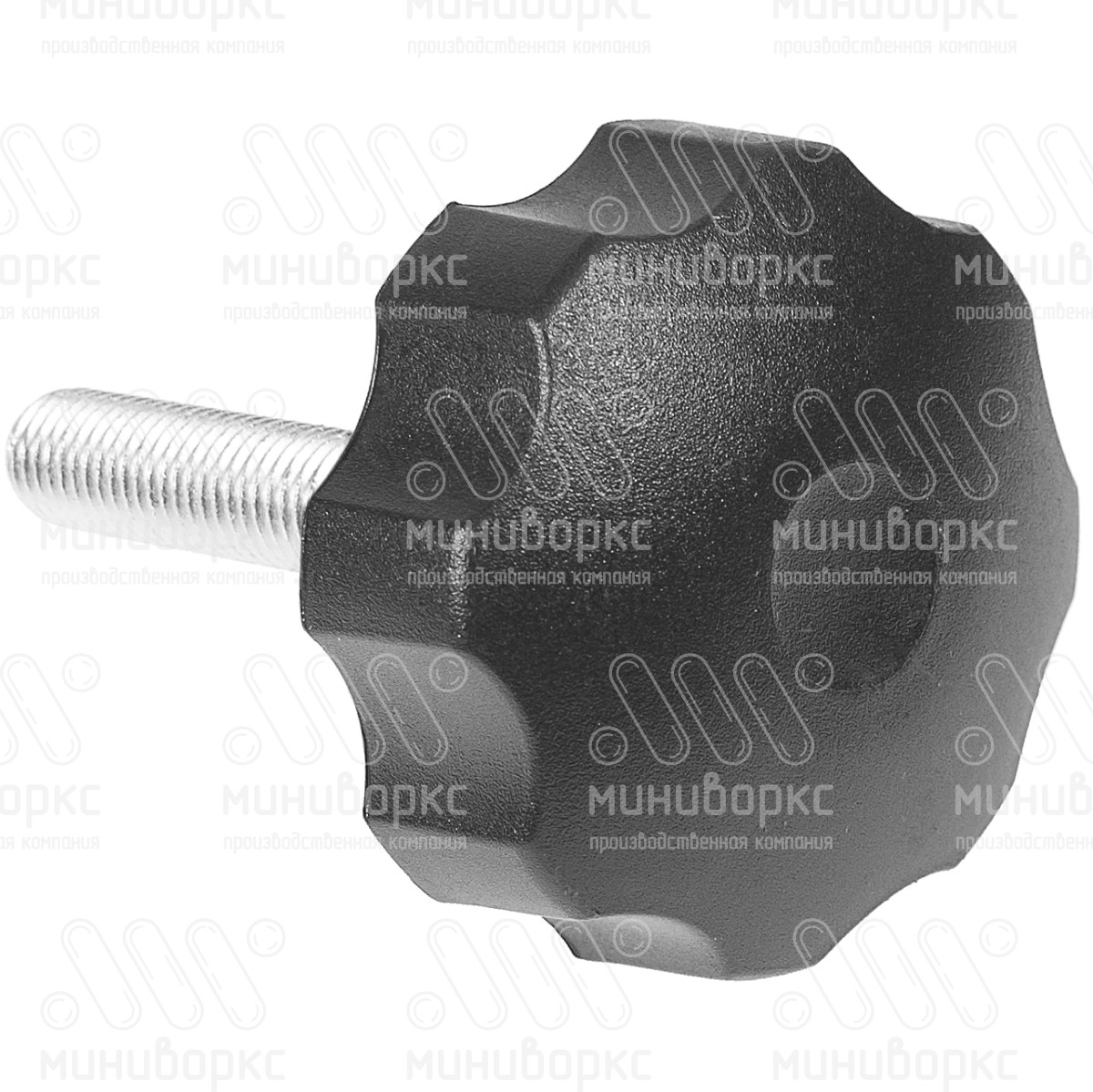 Фиксатор пластиковый с рукояткой m8x70 60 – Ф60М8-70ЧН | картинка 3