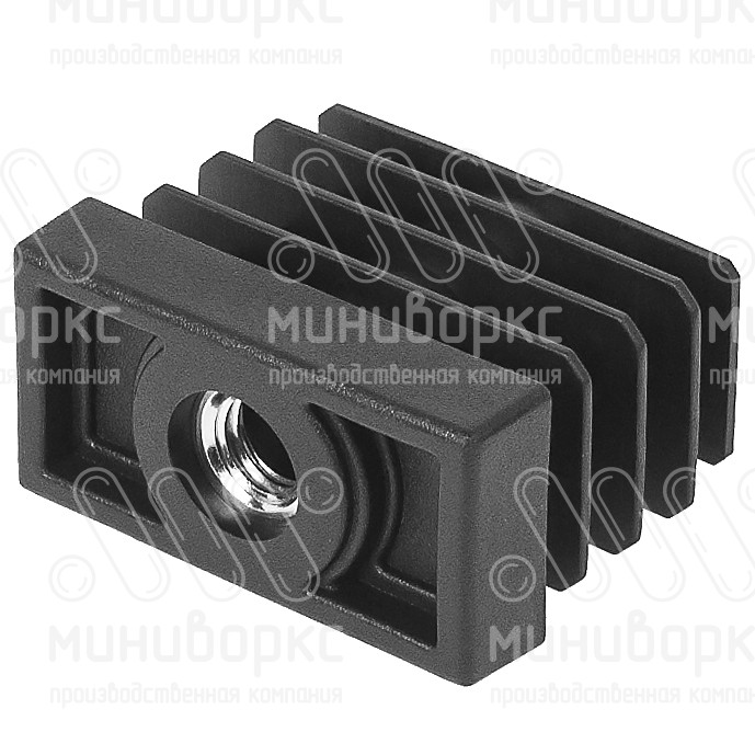 Заглушки для прямоугольной трубы 40x20 – 20-40М8НЧС | картинка 2