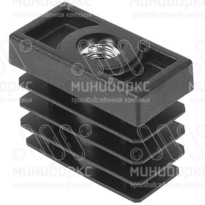 Заглушки для прямоугольной трубы 40x20 – 20-40М8НЧС | картинка 1