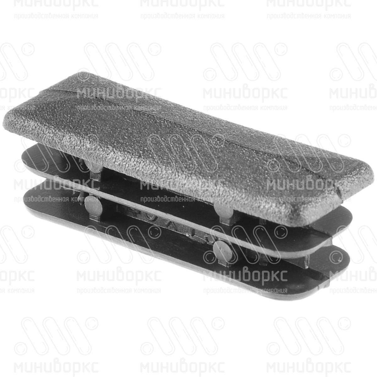 Заглушки для прямоугольной трубы 40x15 – 110413702N | картинка 1